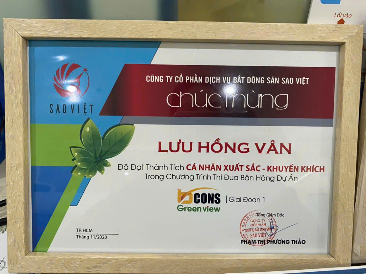 Tiểu Vân tại sự kiện bất động sản